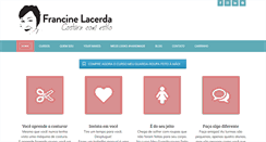 Desktop Screenshot of francinelacerda.com.br